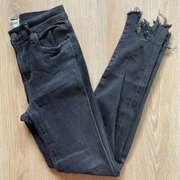 Agolde Denim - Agolde Black/Charcoal Denim Jeans Size 25